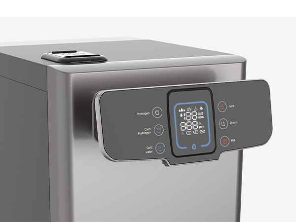 Hydrogen water purifier with instant hot-cold